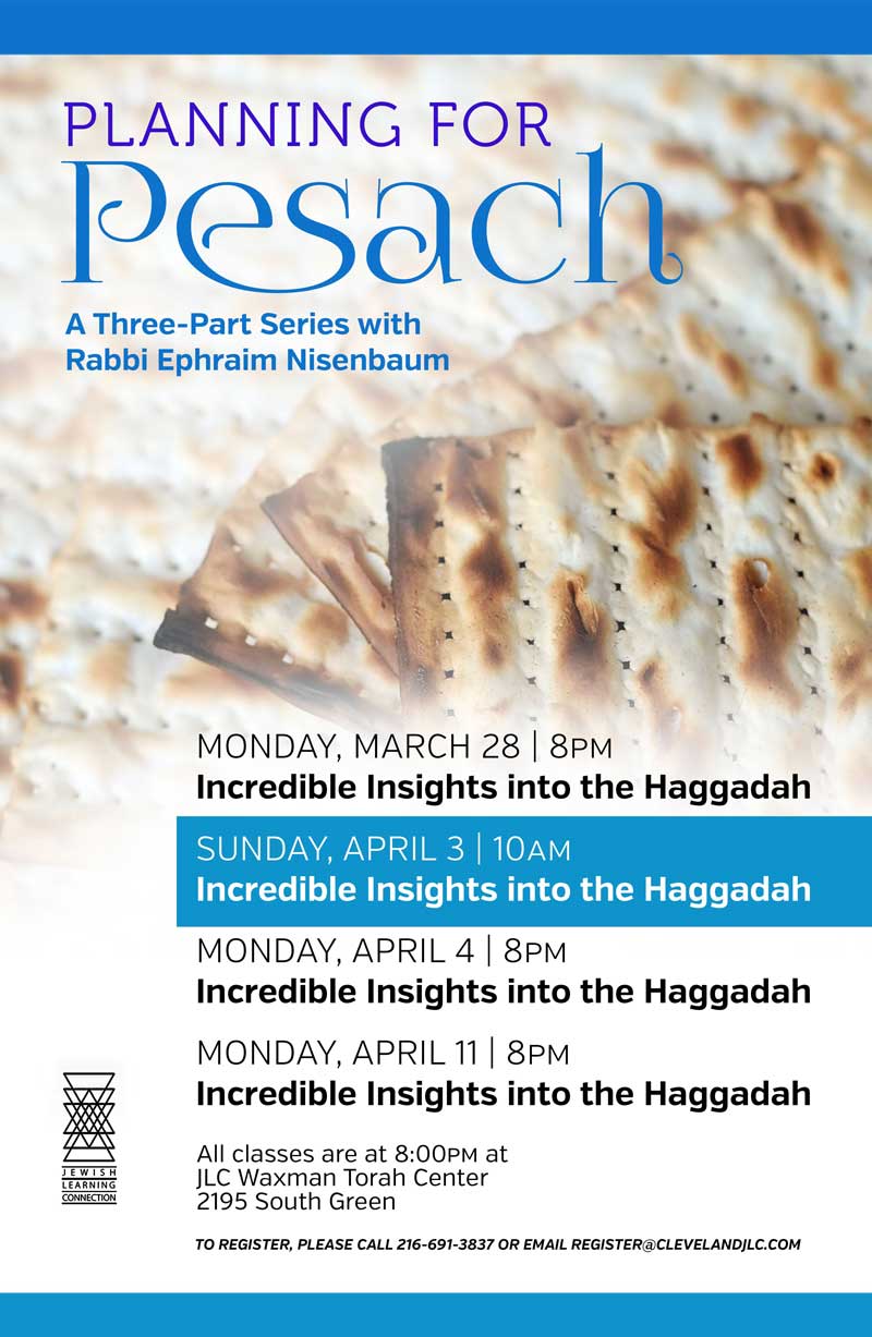 planning for pesach poster